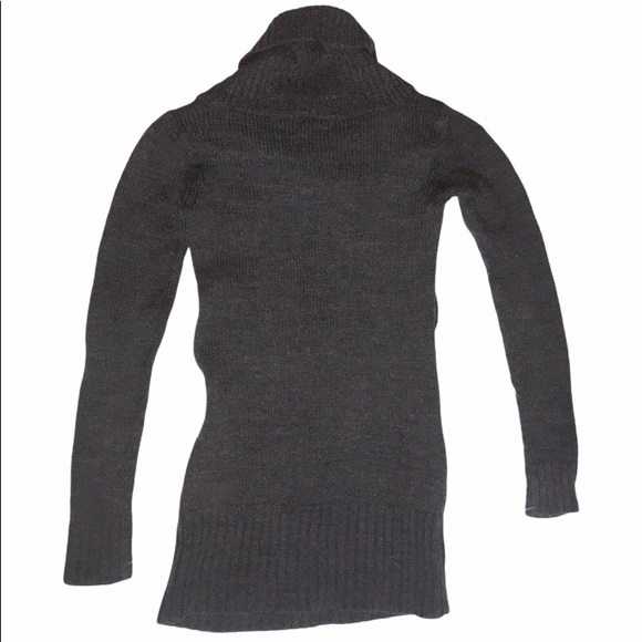 🔥Wet Seal Gray Cowl Neck Tunic Sweater - XS - Picture 2 of 4